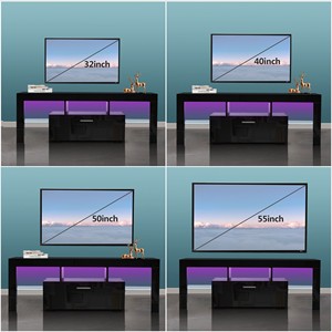 Mueble de TV de lujo moderno con cajones Soportes de TV modernos de madera para muebles de sala de estar - Product Image 6