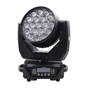 Newest Stage Light Party Event 19 X15w RGBW 4in1 LED Zoom Moving Head Light