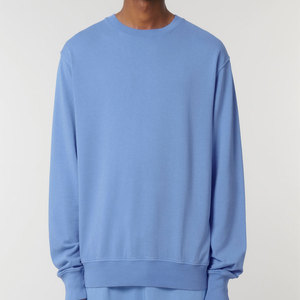 Sweat Homme Automne/Hiver 100% Coton Col Ras du Cou Pull Surdimensionné Coupe Ample Polaire Douce Brodée Techniques Bouffantes - Product Image 1