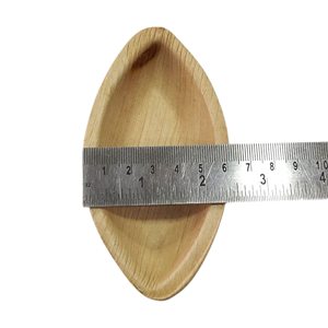 Cuenco para servir de cerámica y porcelana en forma de barco de 4,5 "x 2,5" de alta calidad, poco profundo, 1,7 cm de profundidad, uso desechable para cocina y restaurante - Product Image 3