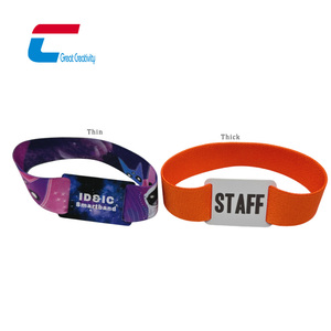 Pulsera Elástica NFC de 13.56mhz con <span class=keywords><strong>Tarjeta</strong></span> RFID, Pulseras Elásticas Tejidas con Chip NTAG 213 - Product Image 4
