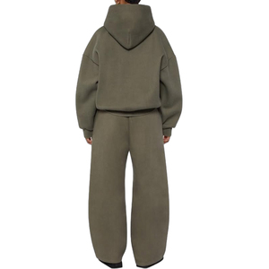 Logo personnalisé Ensemble de jogging et sweat à capuche 2 pièces en coton Survêtements unisexes de luxe de qualité supérieure pour hommes survêtements brodés - Product Image 6