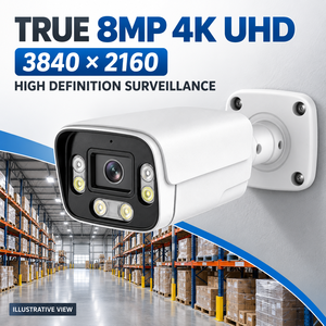 Cámara de Seguridad IP PoE 4K de 8MP, Detección Humana por IA, Visión Nocturna Inteligente con Doble Luz, ONVIF, Cámara CCTV para Exteriores, Venta al por Mayor - Product Image 3
