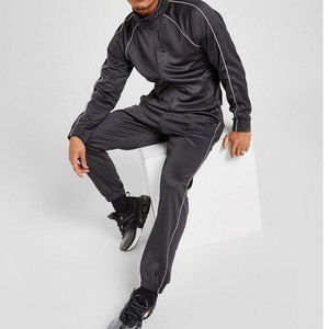 Ensemble de survêtement pour homme en coton 100% imprimé sur mesure en gros, coupe ajustée, couleur unie, sweat-shirt à capuche, pantalon de survêtement évasé superposé, hiver - Product Image 6