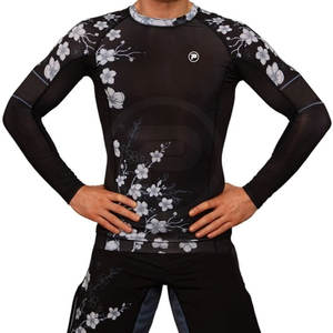Alta calidad transpirable MMA Rash Guard Fitness Wear para hombres Precio al por mayor superior - Product Image 4