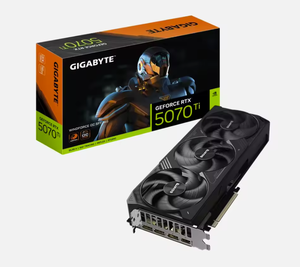 Tarjeta Gráfica Industrial GIGABYTE GeForce RTX 5070 Ti WINDFORCE OC SFF 16G PCIe 4.0 GDDR6 OEM para Ordenador de Escritorio - Product Image 1