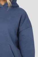Ensemble sweat à capuche et pantalon de survêtement large pour femme, personnalisé, en gros, hiver, uni, épais, formel, écologique, séchage rapide