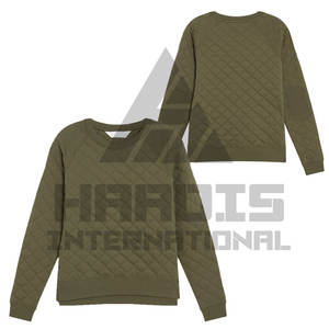 Haute qualité hommes grande taille vêtements en gros pull matelassé sweat décontracté mode matelassé sweat - Product Image 3