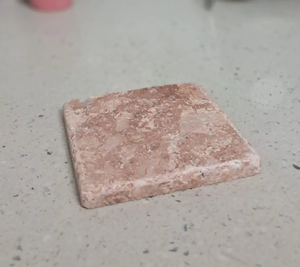 Sous-verre carré en marbre de forme carrée, décor de table de luxe, sous-verre écologique en marbre avec taille personnalisée, nouveau modèle vendu à chaud - Product Image 3