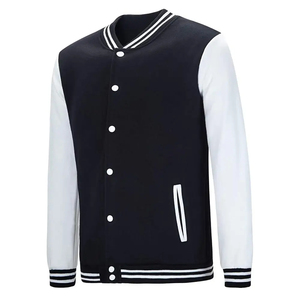 Alta calidad personalizada American Men Bomber Letter Man Versity Chaquetas College Baseball Jacket Chenille Plus Size Men's Jacket - Product Image 2