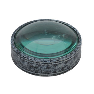 Silver Metal Rounded Tableware Magnifier <b>Glass</b> With Shiny Silver Colored Finishing Design <b>Desk</b> Magnifying <b>Glass</b> - Product Image 4