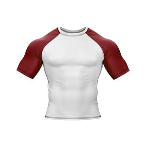 Combinaisons de surf personnalisées pour hommes à manches longues, couleur unie noir, blanc, gris, rashguards 2025 à 2026 - Product Image 4