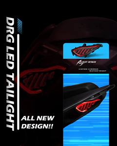 Sistema de iluminación LED rojo de luz de advertencia trasera de motocicleta Sym Drg para seguridad y visibilidad del vehículo - Product Image 3