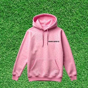 Tops Soft 100% Cotton Fleece Hoodies Rhinestones Hombres Mujeres Sudaderas con capucha Otoño Invierno Calidad superior Mejor precio Menos Moq - Product Image 5