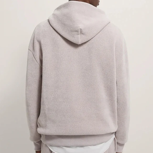 À la mode 600 Gsm Pull Hoodies pour hommes lourd en détresse en gros surdimensionné pierre Vintage lavé à capuche blanc pour l'hiver - Product Image 6