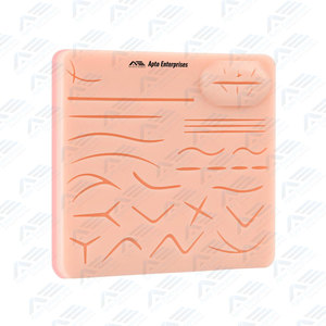 Kit completo de práctica de sutura para entrenamiento de estudiantes de medicina Kit de sutura todo en uno con herramientas de almohadilla de silicona Instrumento médico - Product Image 6