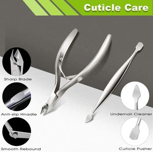 Nail Cuticle Nippers Stainless Steel Sharp Cutting <b>Edge</b> Toenail Clippers <b>Cutter</b> for Beauty Manicure Pedicure use natural packing - Product Image 6