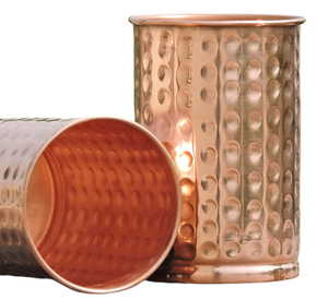 Verre métallique en cuivre martelé de haute qualité au meilleur prix pour l'eau potable - Product Image 3