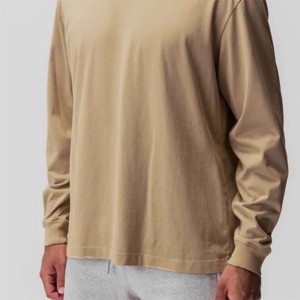 Men's Moisture-Wicking Long-Sleeve Sports <b>Shirt</b> - Breathable and Quick-Dry Athletic Top for Gym Workouts and Sports - Product Image 5