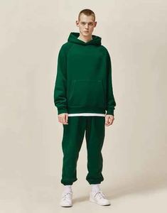 Conjunto Deportivo para Hombre de Alta Calidad, Sudadera con Capucha y Pantalones Deportivos, Ajuste Suave, Tallas Grandes, MOQ Bajo, Diseño OEM - Product Image 2