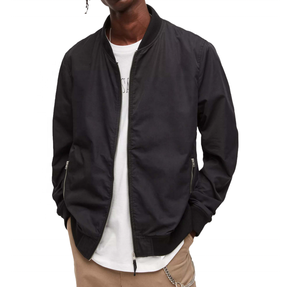 Veste bomber d'hiver pour homme de qualité supérieure, avec logo personnalisé, imperméable, col montant, appliques sur le devant, réversible, grande taille, fermeture éclair - Product Image 4