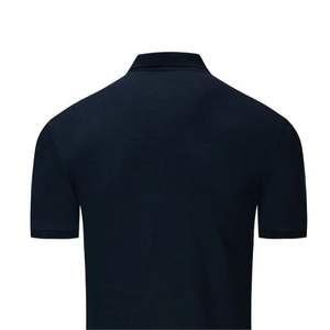 Nuevo algodón de talla grande para hombre al por mayor para camiseta de Polo personalizado bordado patrón sólido tejido de punto Tasa de fábrica - Product Image 5