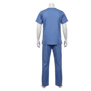 Vêtements médicaux d'hôpital en tissu polyester-coton avec fonction de détection d'aiguilles, vêtements de travail cliniques professionnels, vente en gros - Product Image 4