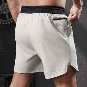 Pantalones Cortos Deportivos Casuales para Hombre con Malla de Secado Rápido, Cintura Media, Abertura Lateral, Personalizados para Correr y Entrenar - Product Image 6