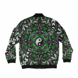 Chaqueta Bomber Varsity Ligera con Cremallera y Sublimación Personalizada con Cualquier Diseño Personalizado - Product Image 4