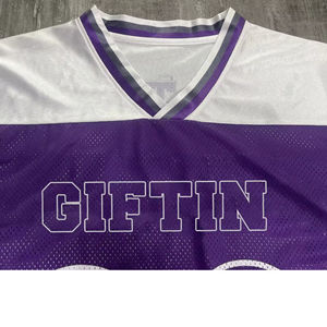 Fashion Custom Print Youth Retro <b>American</b> Football Jerseys Cropped Oversized Boxy Fit Jersey Blank Mesh Football Shirt - Product Image 3