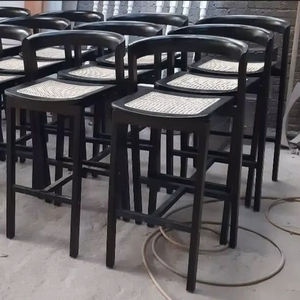 Chaise de bar en teck durable avec un design tropical moderne pour la maison, l'hôtel, la villa, usage commercial - Product Image 5