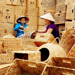 พรมผักตบชวาธรรมชาติที่ทนทานทำด้วยมือสำหรับตกแต่งบ้าน - Product Image 5