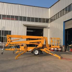 Portable Lifter Telescoping Cherry Picker Aerial Towable Trailer Manlift Tow Small <b>Boom</b> Lift EPA Engine Powered High Capacity - Product Image 6