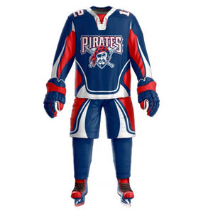 Uniformes de hockey sobre hierba transpirables para equipo de poliéster 100%, uniforme de hockey sobre hielo por sublimación para hombres - Product Image 6