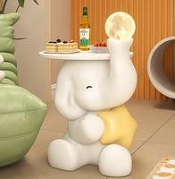 Table de chevet/table basse en résine crème HJ HOME, moderne, élégante, écologique, pour les petits espaces, salon, hôtel, chambre à coucher