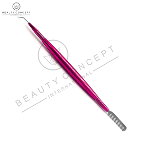 Outils de coiffage de levage de cils experts et écologiques avec peigne en acier pour séparer les cils et les recourber Levage précis des cils - Product Image 2