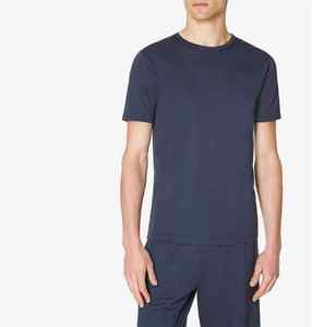 Vente chaude respirant nouveau Design couleur unie tissu confortable 100% coton fait hommes t-shirts fabriqués au Pakistan - Product Image 5