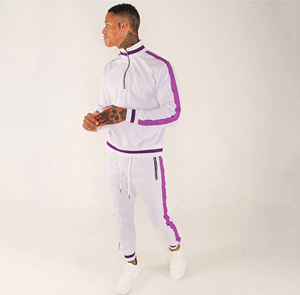 Fabricant de survêtements de haute qualité Survêtements unisexes à fermeture éclair délavés à l'acide en coton vintage personnalisés pour hommes - Product Image 6