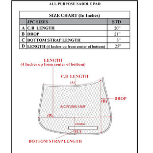 Tapis de selle personnalisé équitation logo brodé haute qualité Dressage Sports courses de chevaux contact étroit Tapis de selle - Product Image 5