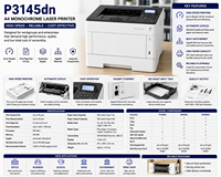 Imprimante multifonction laser monochrome A4 reconditionnée M425dn, haute vitesse, recto verso, réseau, ADF, copieur, scanner, fax, MFP de bureau, noir