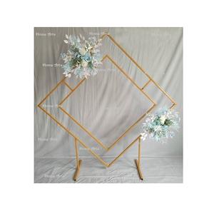 ฉากหลังเหล็กเย็นสีทอง2ชุดฉากหลังขนาดและรูปร่างที่กำหนดเองสำหรับฉากหลังใช้ในโรงแรมและร้านอาหาร - Product Image 3