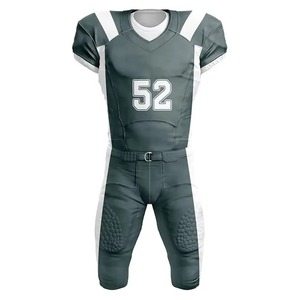 Uniforme de fútbol americano Jersey Sublimado Impreso Nombre del equipo Número Equipo de rugby Hombres/Jóvenes Pantalones integrados - Product Image 2