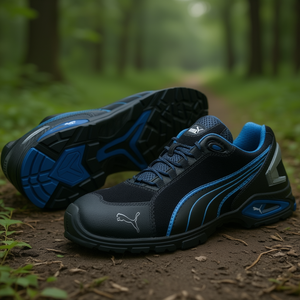 Calzado de Seguridad Rio Black Low S3L FO SR Talla 47 W.11 Negro/Azul con Certificación DIN EN20345 - Product Image 3