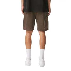 Alta calidad de encargo de verano de los hombres de la calle Jeans Carpenter Shorts Baggy Shorts Denim Cargo Shorts para hombres - Product Image 2