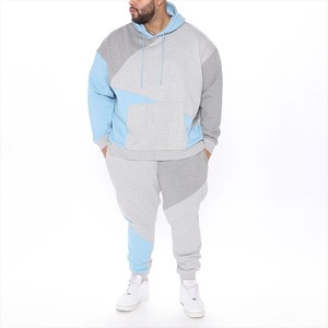Chándal de algodón 100% personalizado para hombre, conjunto de Jogger de invierno de etiqueta privada de talla grande, Sudadera con capucha, chándal para correr, chándal de poliéster - Product Image 5