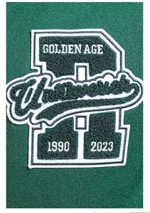 แจ็คเก็ตวาร์ซิตี้สีเขียวคุณภาพสูง คอวี ติดกระดุม สำหรับผู้ชาย ผ้าเรียบ ย้อมสีเคลือบ แจ็คเก็ตลำลองสำหรับฤดูหนาว ทำจากผ้าขนสัตว์  แจ็คเก็ตสั่งทำสำหรับผู้ชาย - Product Image 6