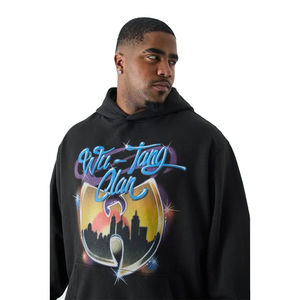 Gran oferta de producto French Terry personalizado Chenille bordado Sudadera con capucha de talla grande para hombre y mujer sudaderas con capucha y sudaderas al por mayor - Product Image 1