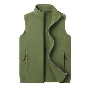 Vêtements de chasse pour hommes de qualité supérieure gilet polaire veste gilet Softshell broderie personnalisée Logo hiver chaud gilets pour hommes - Product Image 5