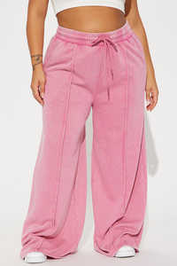 กางเกงจ็อกเกอร์เอวสูงทันสมัย ขายส่ง กางเกงวอร์มสีชมพู สตรีทแวร์ กางเกงเอวสูง ระบายอากาศได้ดี กางเกงวอร์มสำหรับฤดูหนาว รับสกรีนโลโก้ - Product Image 4