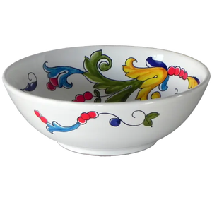 Tazón Redondo de Cerámica de Alta Calidad Hecho en Italia, 25 cm / 8 Pulgadas, con Diseño Italiano, Hecho a Mano, Ecológico, Cerámica Sambuco - Product Image 1